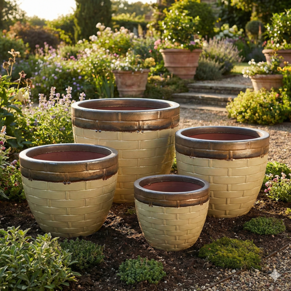 Brick Egg Planter