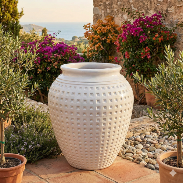 Dimpled Vase Planter 3