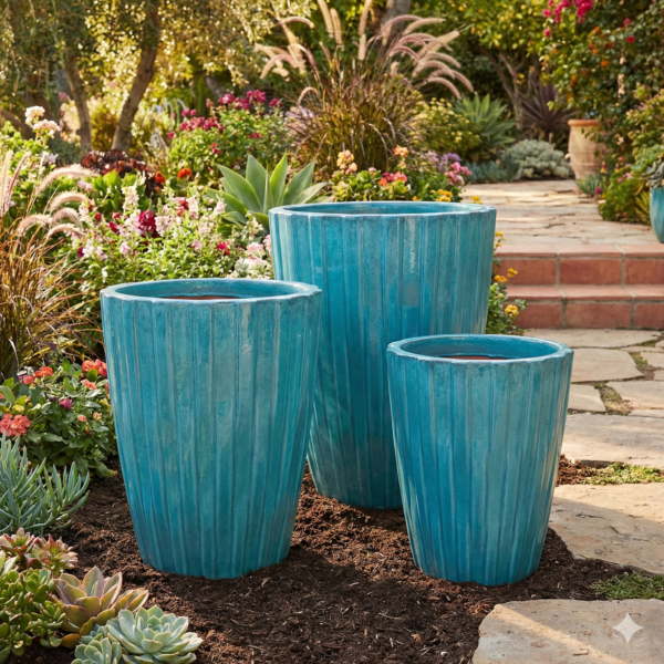 Tapered Ridge Planter